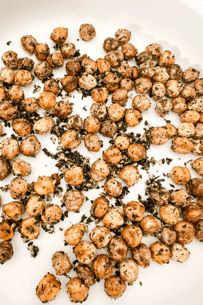 Crunchy Air Fryer Furikake Chickpeas - Pin 2 - Lynn Mumbing Mejia