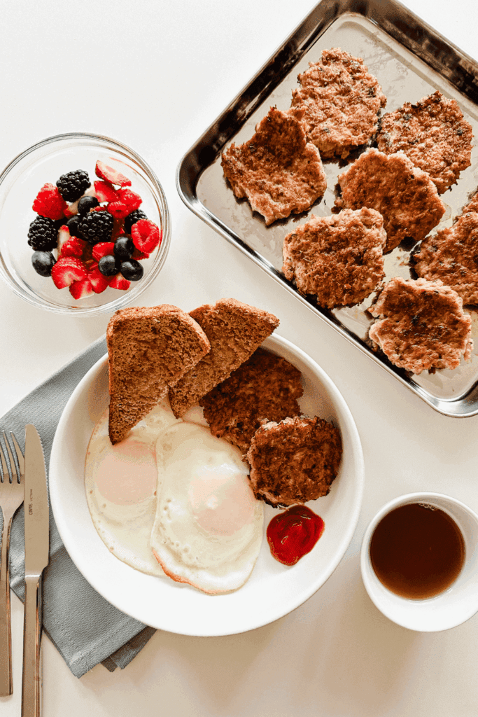 Maple Turkey Sausages - Featured Pin 1 - Lynn Mumbing Mejia