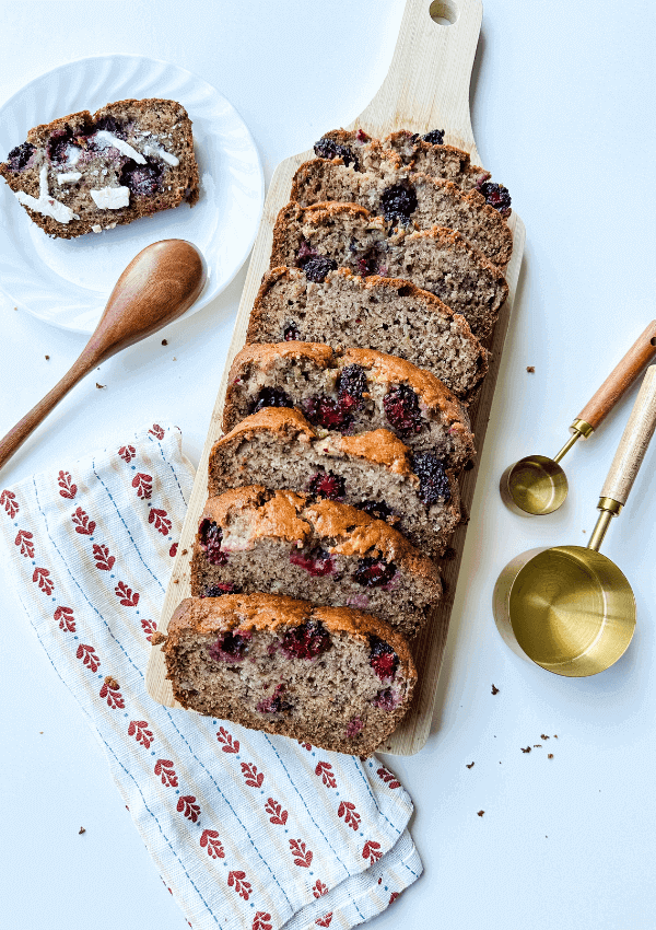 Blackberry Banana Bread