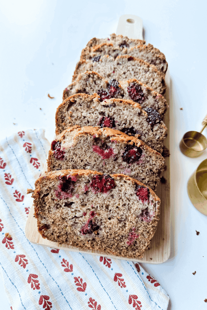 Blackberry Banana bread - Featured Pin 2 Image - Lynn Mumbing Mejia