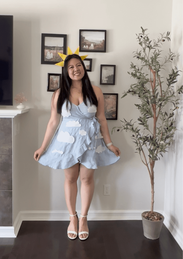DIY Sun and Sky Costume