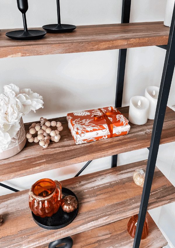 DIY Fall Wrapped Book Decor