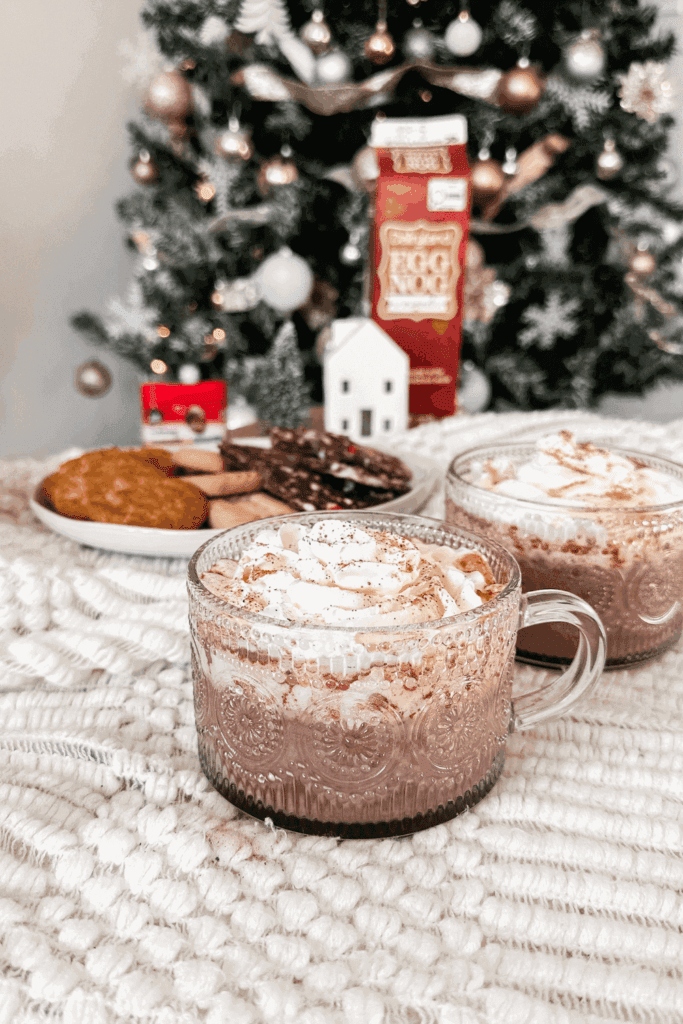 Eggnog Hot Chocolate - Featured Blog Pin 1 - Lynn Mumbing Mejia