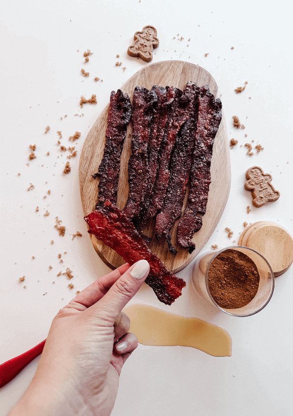 Gingerbread Candied Bacon