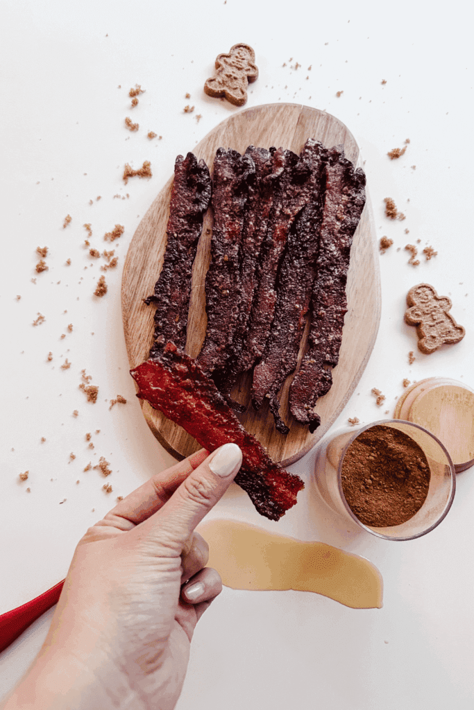 Gingerbread Candied Bacon - Lynn Mumbing Mejia - Featured Blog Pin 1 Image