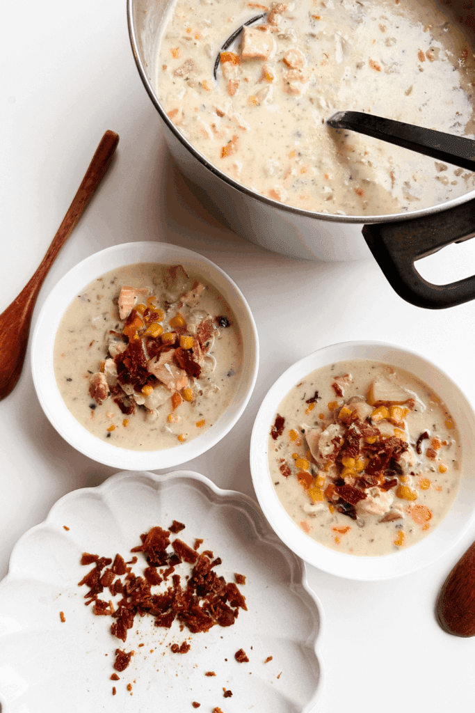 Salmon Chowder Recipe - Lynn Mumbing Mejia - Featured Blog Pin 1