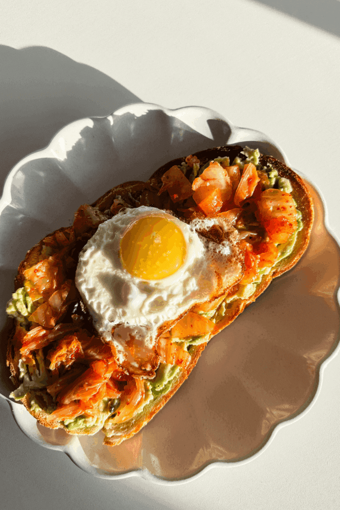 Kimchi Avocado Toast - Featured Pinterest Image 2- Lynn Mumbing Mejia