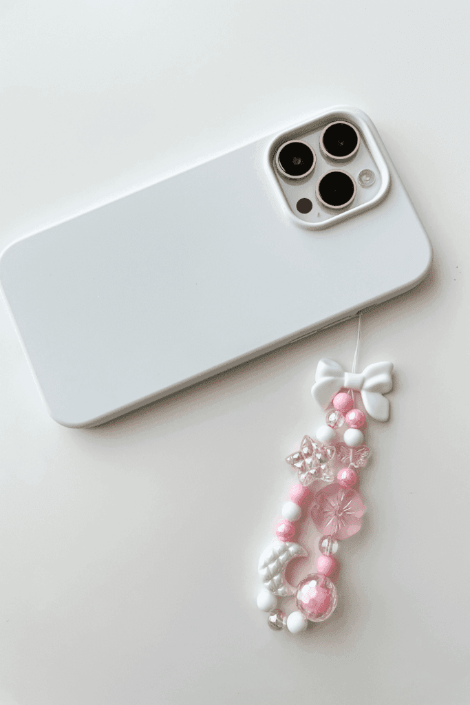 Easy DIY Cute Pink Phone Charm - Lynn Mumbing Mejia - Featured Pin Image 1