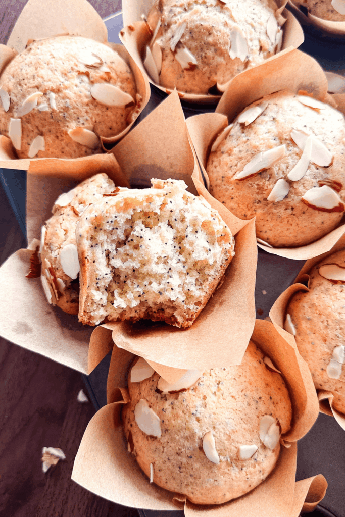 Poppyseed Almond Muffins - Featured Pin Image 2 - Lynn Mumbing Mejia