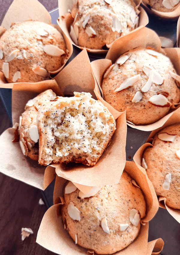 Poppy Seed Almond Muffins