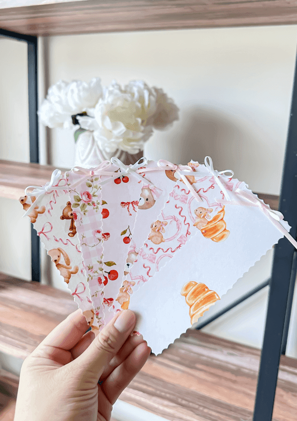 Easy DIY Pink Coquette Bookmarks