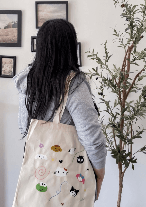 DIY Painted Tote Bags