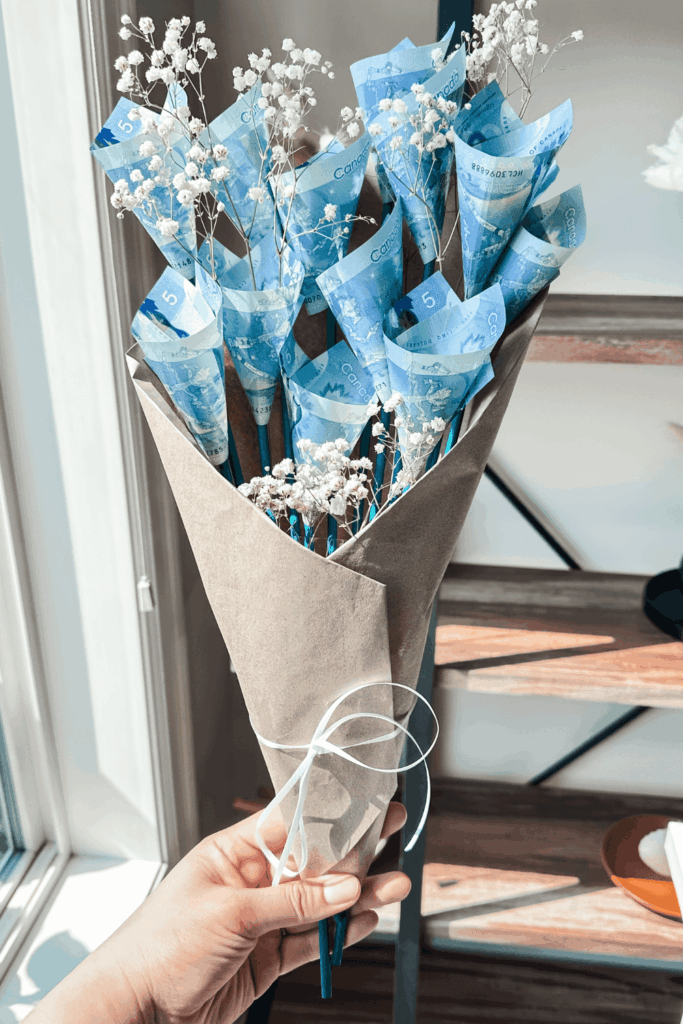 Easy DIY Money Bouquet - Featured Pin Image 1 - Lynn Mumbing Mejia