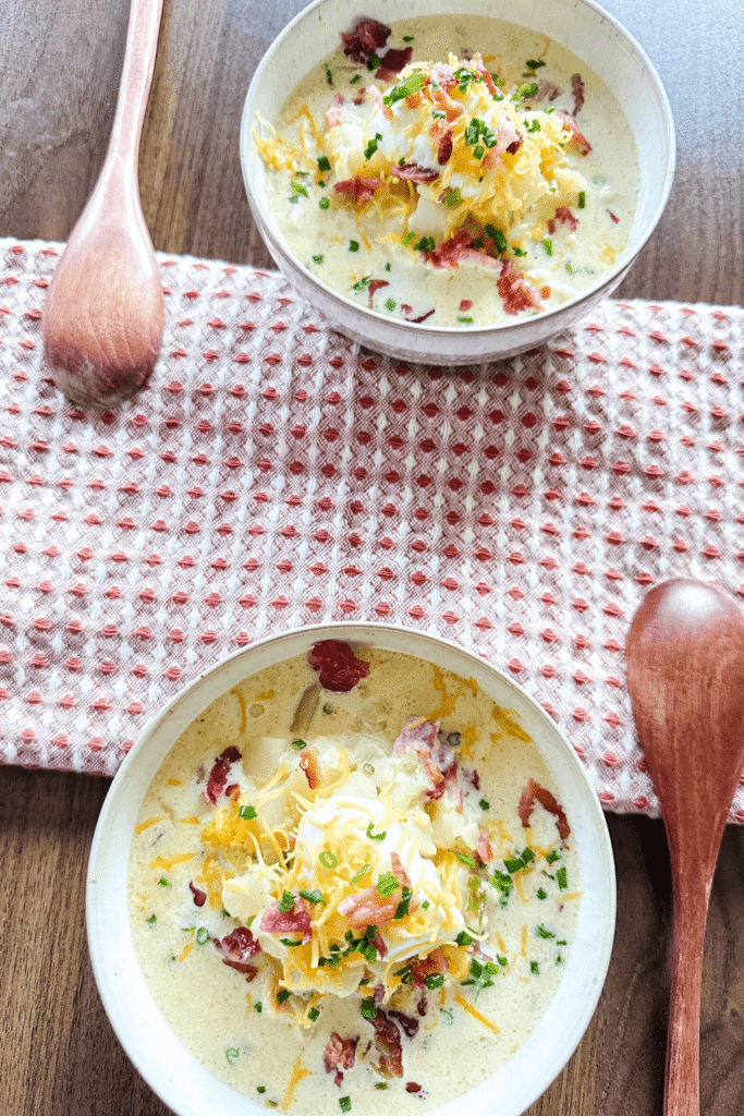 Loaded Baked Potato Soup - Lynn Mumbing Mejia - Featured Pin Image 2