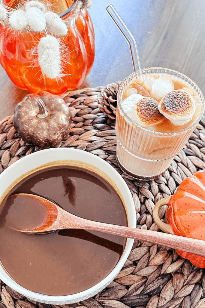 Toasted Marshmallow Pumpkin Syrup - Lynn Mumbing Mejia - Featured Pin Image 1