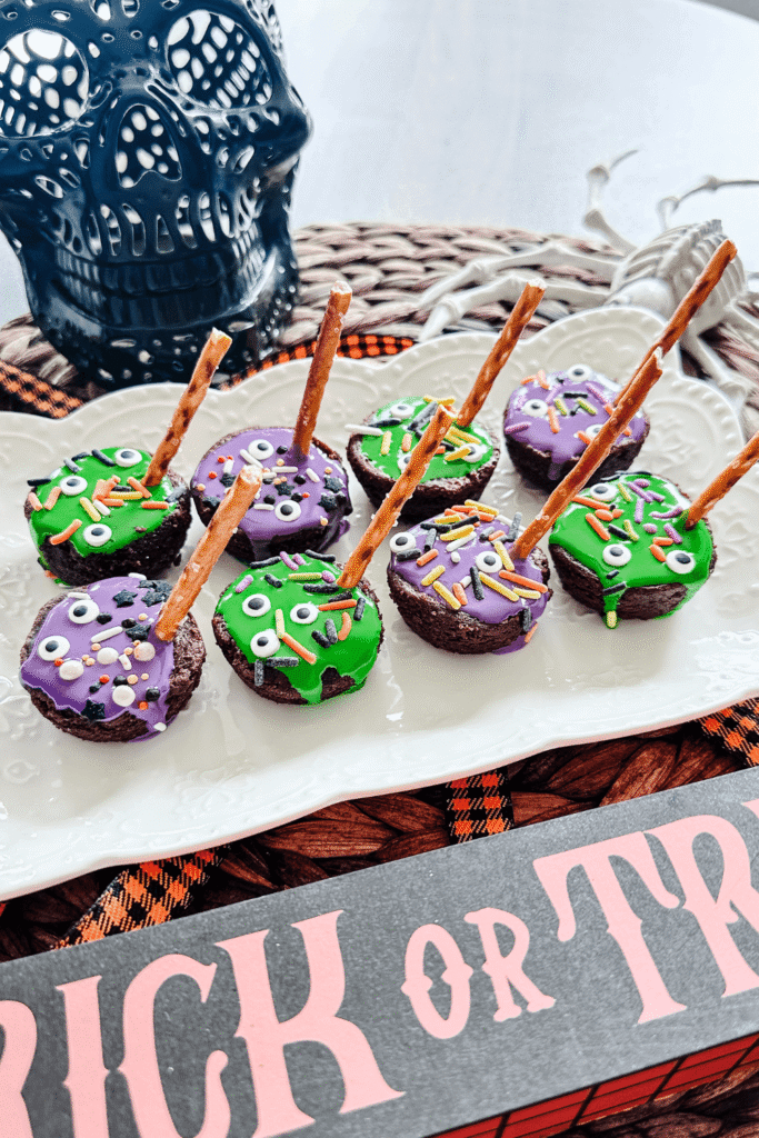 Witch Cauldron Brownies - Lynn Mumbing Mejia - Featured Pin Image 1